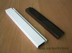 Профиль алюминиевый для изготовления антимоскитной сетки.